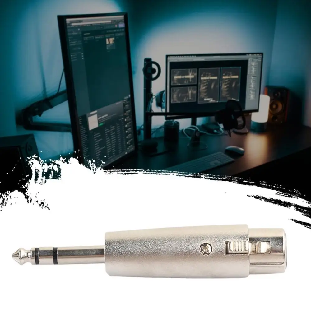 3 Pin XLR для DJ 6,35 мм стерео штекер аудио разъем преобразования баррель адаптер Мужской стерео передаточный переходник