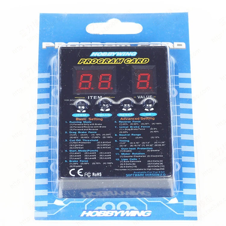 

DasMikro Micro Brushless ESC Programer V1.0 For PN Racing