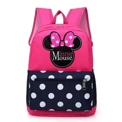 Disney новая сумка с мультяшным принтом для школьников Микки Минни детский рюкзак 1-3-5 класс Микки Маус рюкзак на плечо
