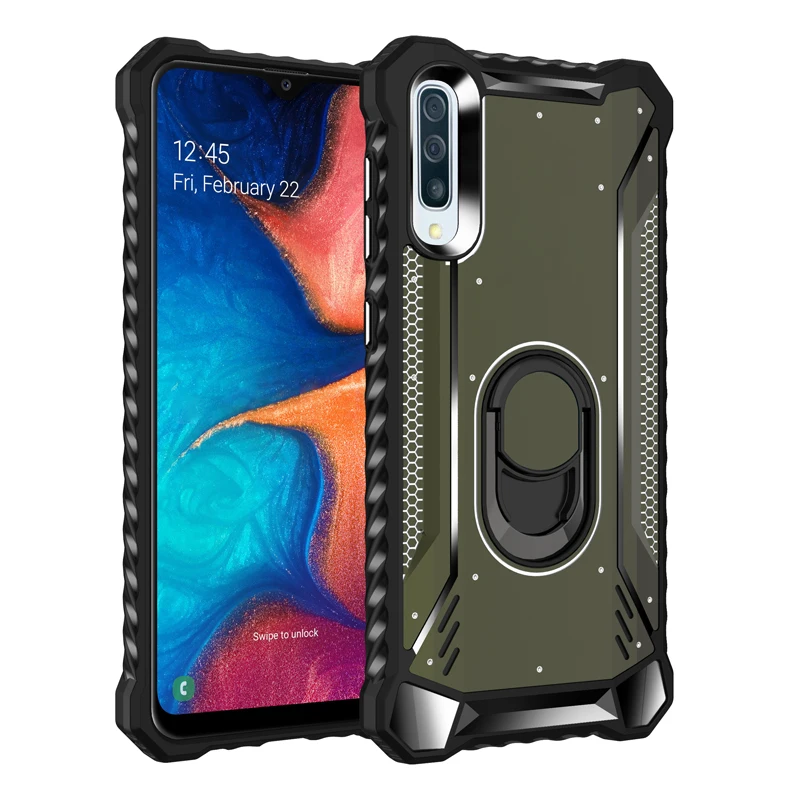 Роскошный противоударный чехол с кольцом для Samsung Galaxy Note 10 9 S10 S9 Plus A70 Note10 Note9