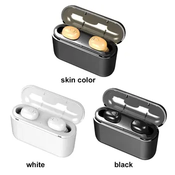 

TWS X9 Mini Invisible Earphones TWS Auto Power On/Off Calls To Reject BT 5.0 3D Stereo Sound Binaural Smart Phone Sport Walking