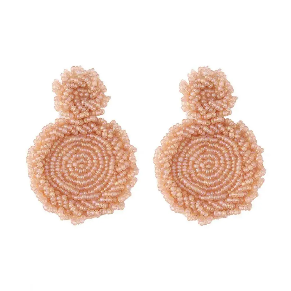 Новинка ZA Beads Модные женские сережки с подвесками Boho Эффектные серьги цвет Роскошные ювелирные изделия аксессуары Подарки Свадебные оптом