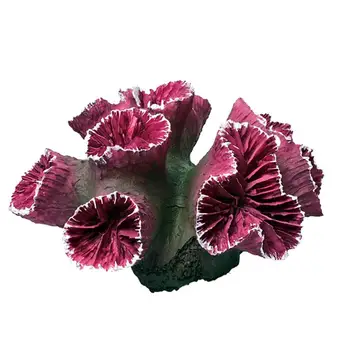 

1Pc Coral Reef Durable Fashion Creative Purple Coral Resin Coral Coral Reef Decor for Fish Tank Aquarium