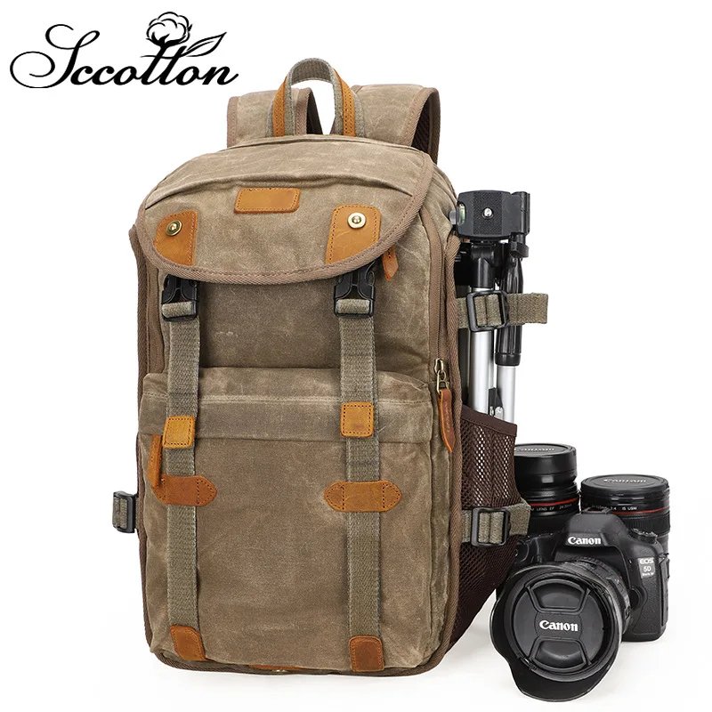 

Qisemian Shoulder Photography Retro Waterproof Men And Women-Inner Wearing Lens Tripod Single-lens Reflex Camera Digital Mirrorl