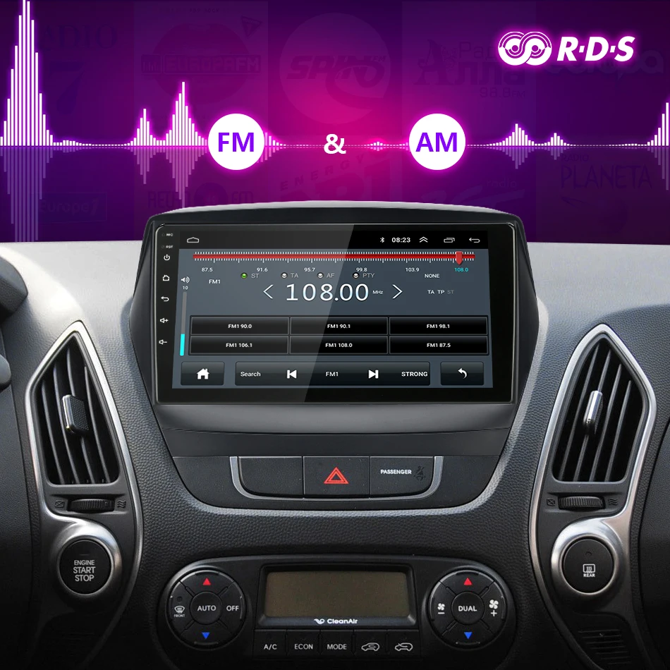 " Android 8,1 2 Din 4G чистая wifi Автомагнитола для hyundai Tucson 2 LM IX35 2011- RDS DSP мультимедийный плеер gps навигация HiFi