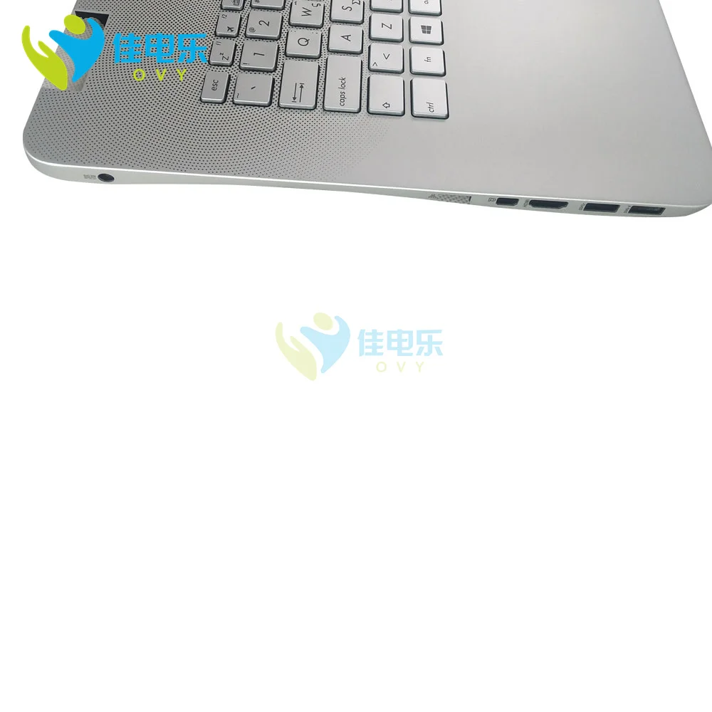 Teclado Retroiluminado para Laptop Asus Teclados de Luz Palmrest Prata c Shell gk be fr ru ua sw cz nd af cf N751 G771 N751jx G771jw - Imagem 2