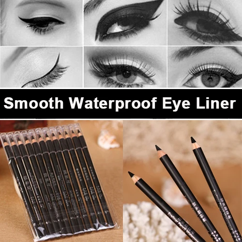 Профессиональная Черная Подводка для глаз Potlood 3g Водонепроницаемая Langdurige натуральная подводка для глаз ручка Cosmetische Kit
