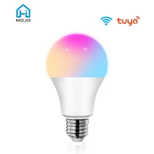 

HIMOJO Tuya 9W WiFi Smart Home Glühbirne, E27 RGB LED Lampe Dimmbar mit Smart Leben APP, voice Control für Google Hause, Alexa