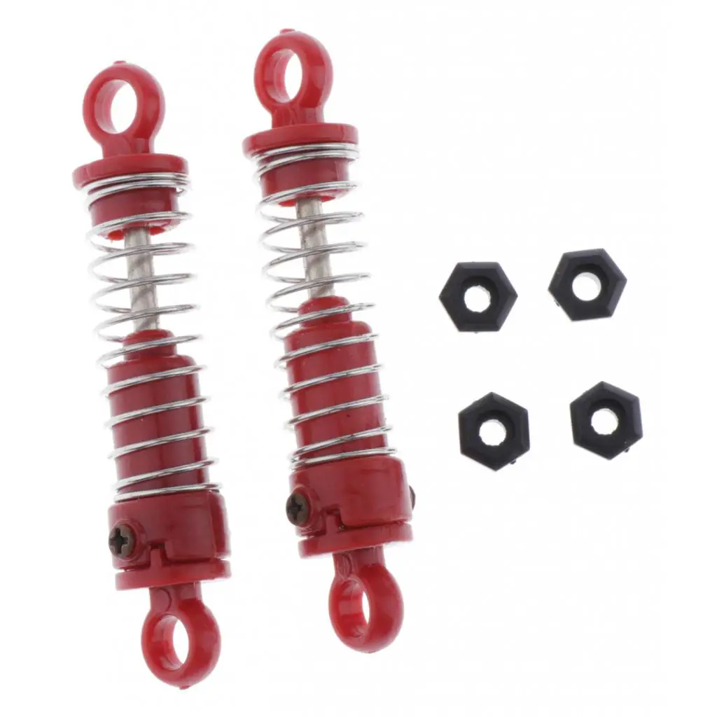Assembled Springs Shocks Absorber Parts for 1/18 RC Car HS 18301 18302 18311 18312, 2 Pieces