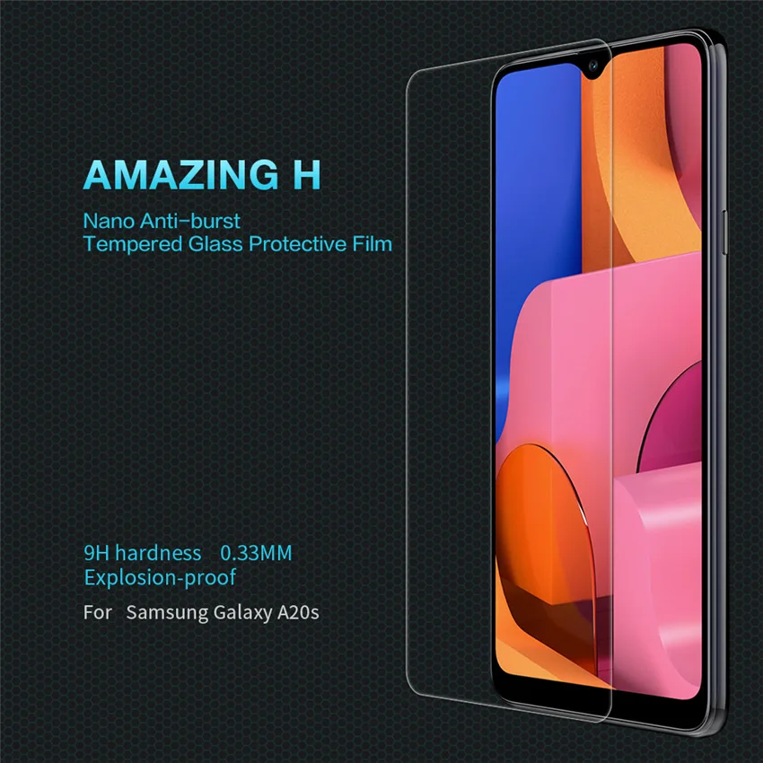 Прозрачный Для samsung Galaxy A20S закаленное стекло NILLKIN закаленное стекло Amazing H Закаленное стекло протектор экрана для samsung Galaxy A20S - Цвет: Прозрачный