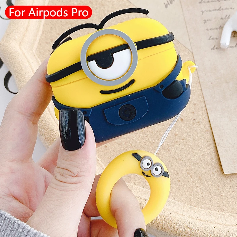 Симпатичные чехлы с героями мультфильмов для Apple Airpods Pro, наушники, силиконовая мягкая кожа, зарядная коробка для Airpods Pro, гарнитура, защитный чехол - Цвет: 907