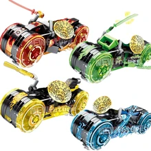 Novo 2021 trons legacy luz motocicleta ciclos do motor série kai temporada 13 14 blocos de construção clássico modelo conjuntos tijolos kits