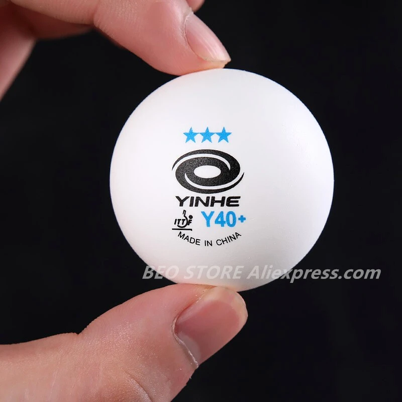 Description Picture 6 of item60 balls YINHE 3-star Y40+ H40+ ABS New Material Plastic ITTF Approved YINHE Table Tennis Ball Ping Pong Balls
