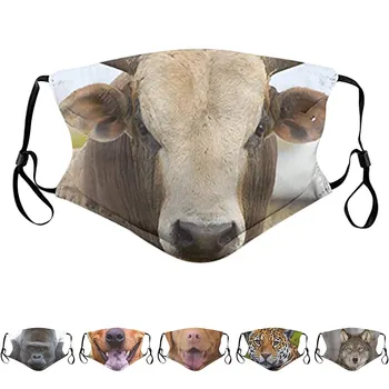 

Adult Men And Women Printed outdoor Against-Dust Double-layer Mask mascarillas Mouth-muffle Health Care Face Mouth Mask Маски
