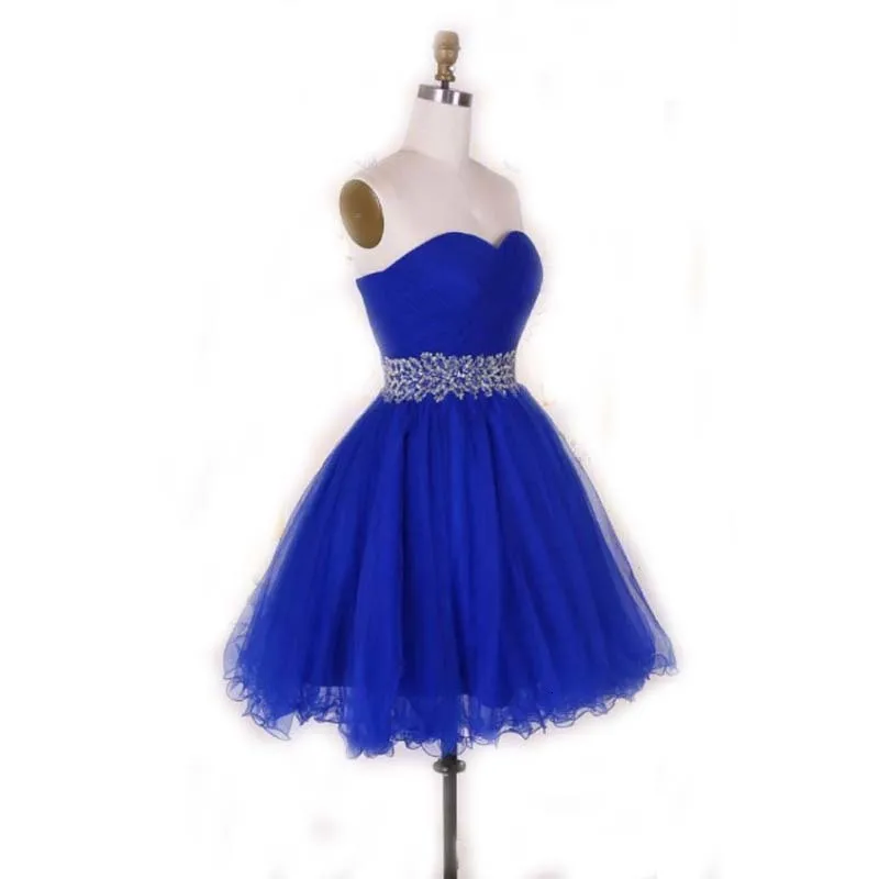 

Royal Blue Low Price Shorts Sexy Home Clothes Evening Tulle Dress Gala Elegant Gowns Graduation Special Occasion Dresses