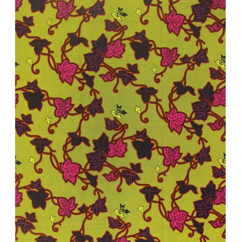 promotion African Real Wax Print Fabric Cotton Batik Ankara New Cloth For Nigerian Dress Print Ankara Fabric 6yards
