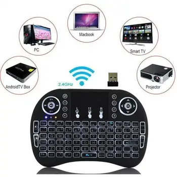 

2.403 ghz~ 2.480 ghz Wireless Keyboard with Touchpad Black Mini i8 2.4G Air 3.84 oz / 109 g