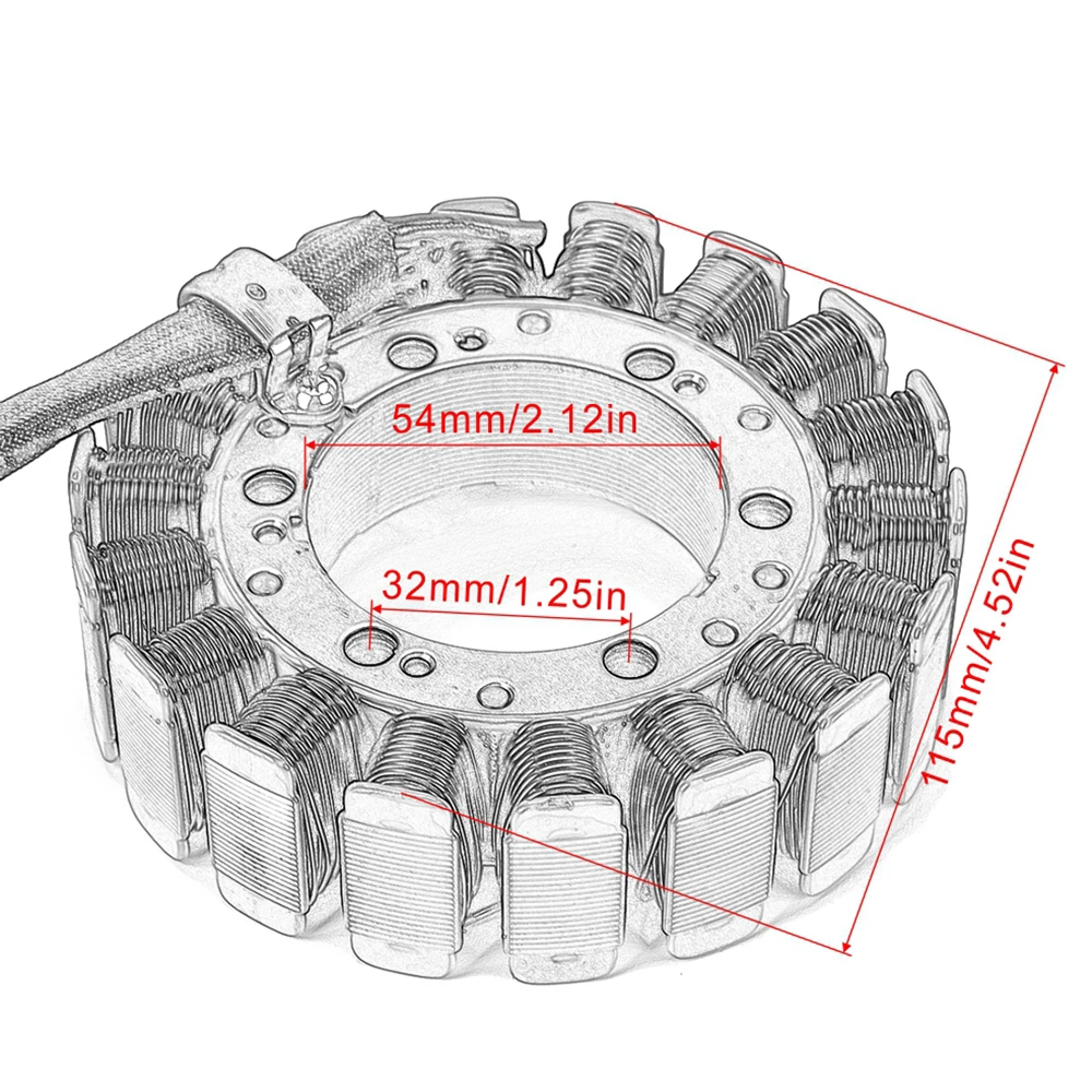 Мотоциклетный генератор статор катушка Comp для Honda VF700C Magna 700 VF750C Magna V45 31120-MB1-024 катушка статора Магнето