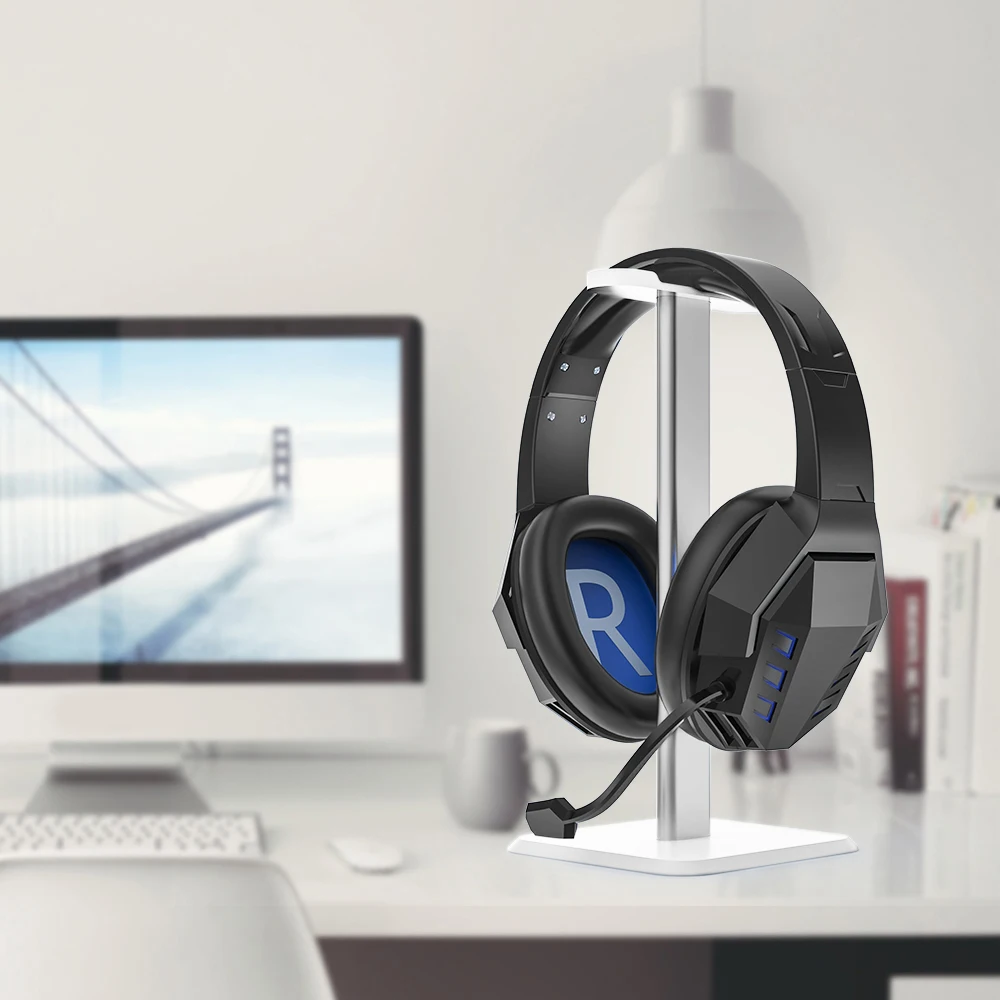 Подставка для наушников Алюминий Сплав ABS стоял Съемная устойчивый кронштейн