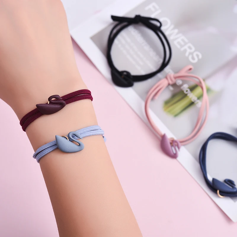 

5 cores Faixas de Cabelo Elбstico Headbands Coelho De Pelъcia Bola Alta Elasticidade Mulheres Meninas Hairband Crianзas Acessуri