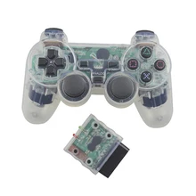 Kablosuz Gamepad Sony PS2 için Playstation 2 konsolu Joystick çift titreşim şok Joypad kablosuz Controle
