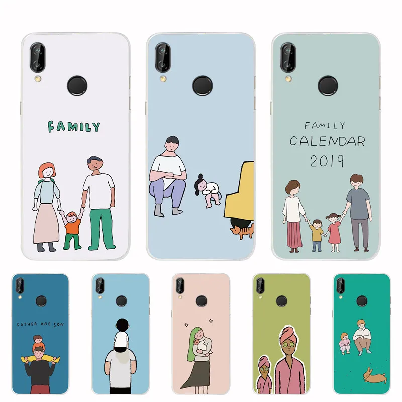 

For Huawei P Smart Z Phone Cover Silicone 3D Soft TPU Cute Cartoon Painted Clear Back Cases For Huawei P Smart Z STK-LX1