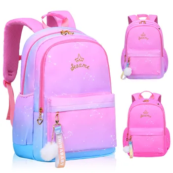 

2020 Children School Bag Girls Kids Satchel Primary school backpack princess Orthopedic Backpack schoolbag kids Mochila Infantil