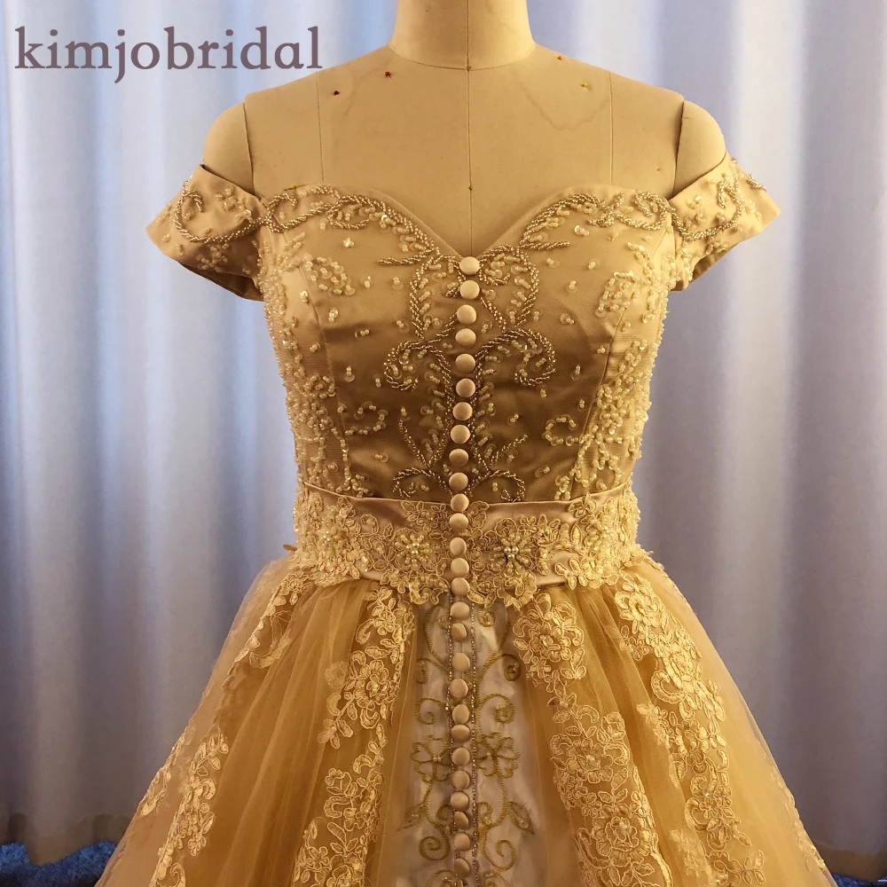 SuperKimJo Robe De Soiree золотые вечерние платья с аппликацией длинная Съемная юбка с бисером винтажное вечернее платье Vestidos Elegantes