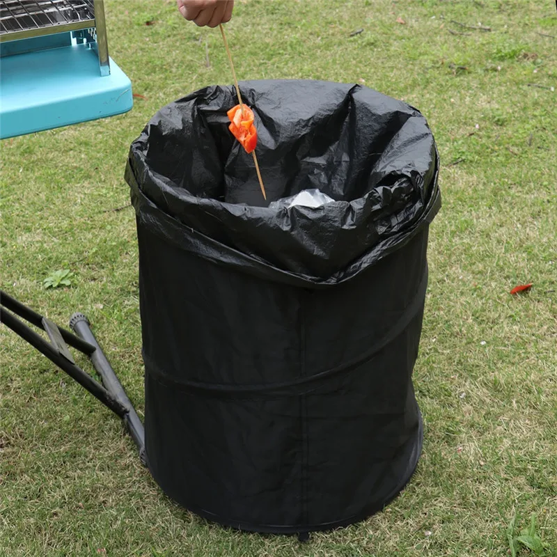 

Large capacity Garbage Storage Portable Folding Garbage Bag For Garden Leaf Picnic Barbecue Garbage Home Dirty Clothes Storage