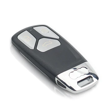 Chiave telecomando per Audi Q7 SQ7 A4L A5 S5 TT A4 A5 S4 S5 2016 2017 2018 Chiave Uncut FOB Caso accessori di copertura Smart Chiave A Distanza Dell'automobile Borsette - KEYYOU Per Audi Q7 SQ7 A4L A5 S5 TT A4 A5 S4 S5 2016 2017