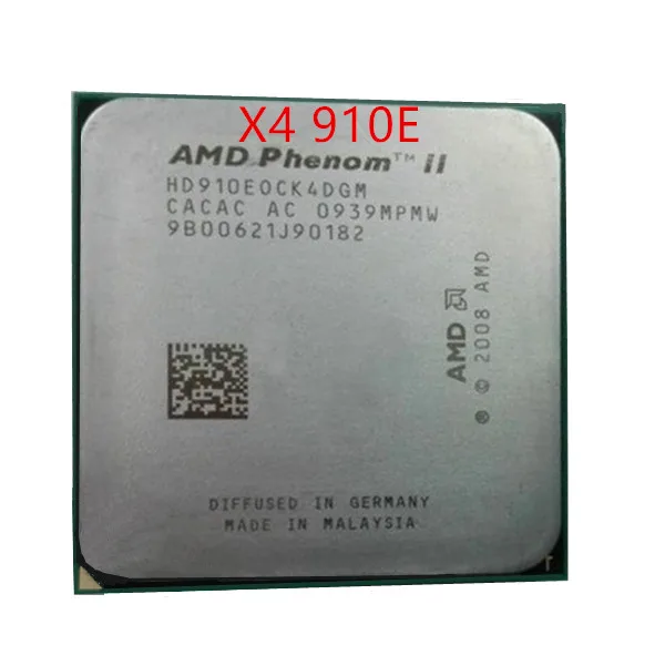 Процессор AMD Phenom II X4 910E cpuчетырехъядерный (2 6 ГГц/6 МТ/65 Вт/2000 ГГц) разъем am3 am2 +