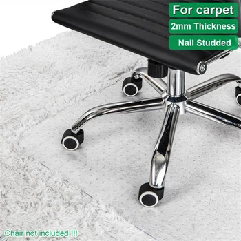 

PVC Transparent Waterproof Rectangle Mat Wood Floor Protection Mat Computer Chair Mats Protectors Plastic Soft Carpet Rug