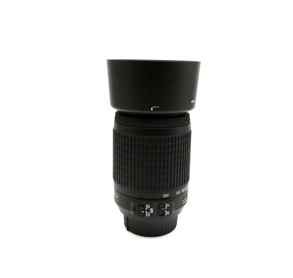 Зум объектив Nikkor б/у Nikon 55 200 мм f/4 5 6G ED IF AF S DX VR [вибрирование]|Объективы для