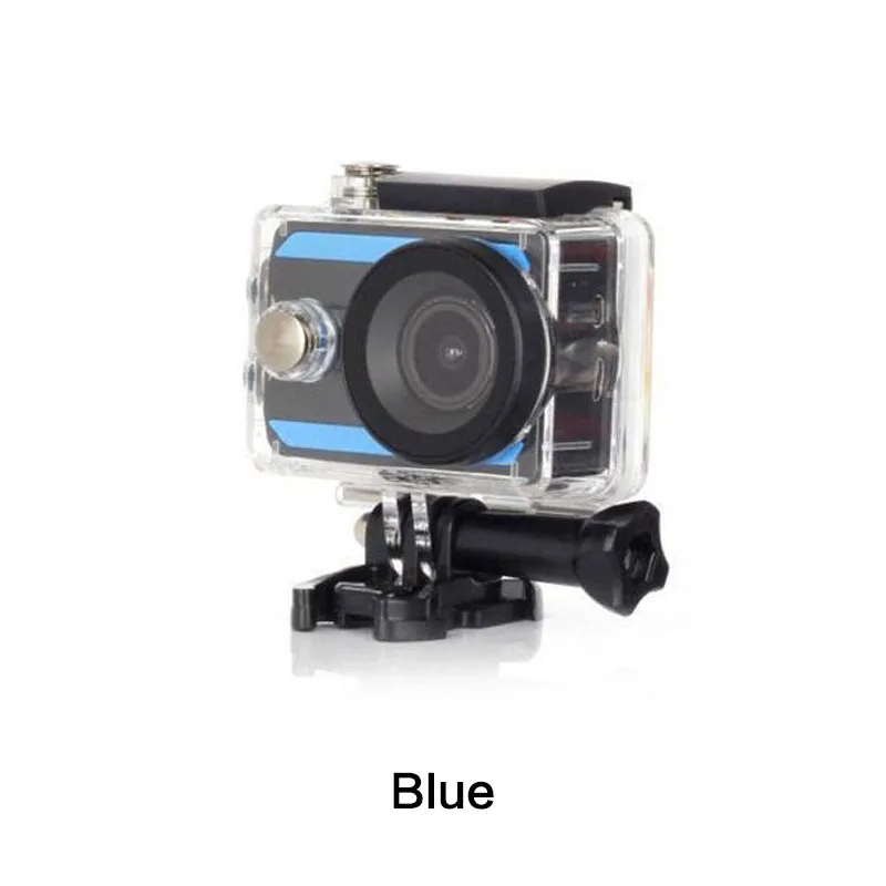 blue 30 м подводная спортивная камера 4K Wifi 2 дюйма lcd 12MP 1080P deportiva экшн-камера mini DV шлем cam - Цвет: blue