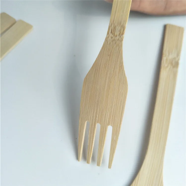 30 штук все-натуральные одноразовые бамбуковая ложка вилки и нож экологически чистые бамбуковые столовые приборы для биоразлагаемые
