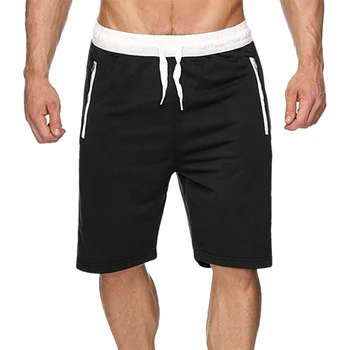 

Men's Jogging Sport Shorts And Training Fitness Short Pants Zippered Pants Storage Pouch Streetwear Mens Clothing Sweatpants