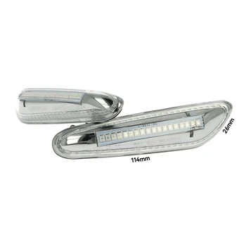 

CARALL LN2401 Kit arrow Side Led Side Marker transparent lens 12V 5W BMW E46 E36 E90 E91 e60 E61 E81 E82 E87 E88 E92 and