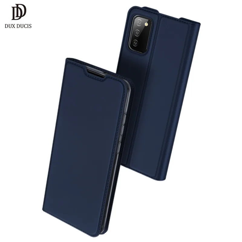 DUX DUCIS чехол-портмоне с откидной крышкой деловой кожаный чехол для Samsung Galaxy A02s