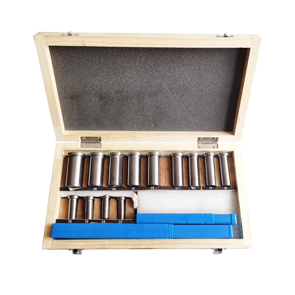 Metric System Keyway Broach Set 22pcs Bushing Shim Set 12-30 HSS Keyway Tool Knife For CNC Machine keyway broach tools