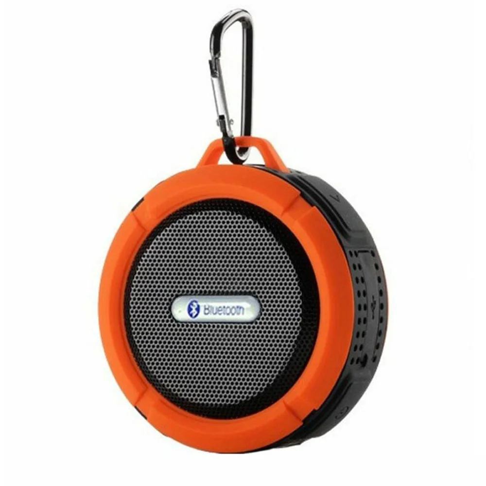 Спорт беспроводной Bluetooth динамик Водонепроницаемый Силикагель сплав для телефона планшета - Цвет: Orange