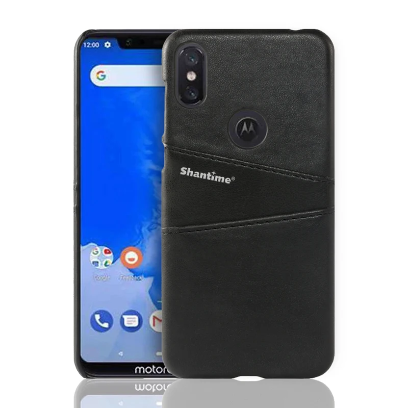 Чехол из искусственной кожи чехол для Motorola Moto One P30 Play чехол для телефона для Moto One power P30 Note деловой чехол для Moto P40 чехол-кошелек - Цвет: Black