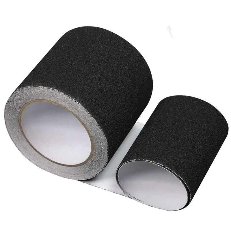 15 см x 10 м безопасная Нескользящая Grit Grip противоскользящая лента рулон черная наклейка клей