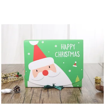 

10 Pcs/Lot Chocolate Cake Packing Paper Boxes Christmas Gift Box Large Packing Case Party Gift Boxes For Home Decoration Favor