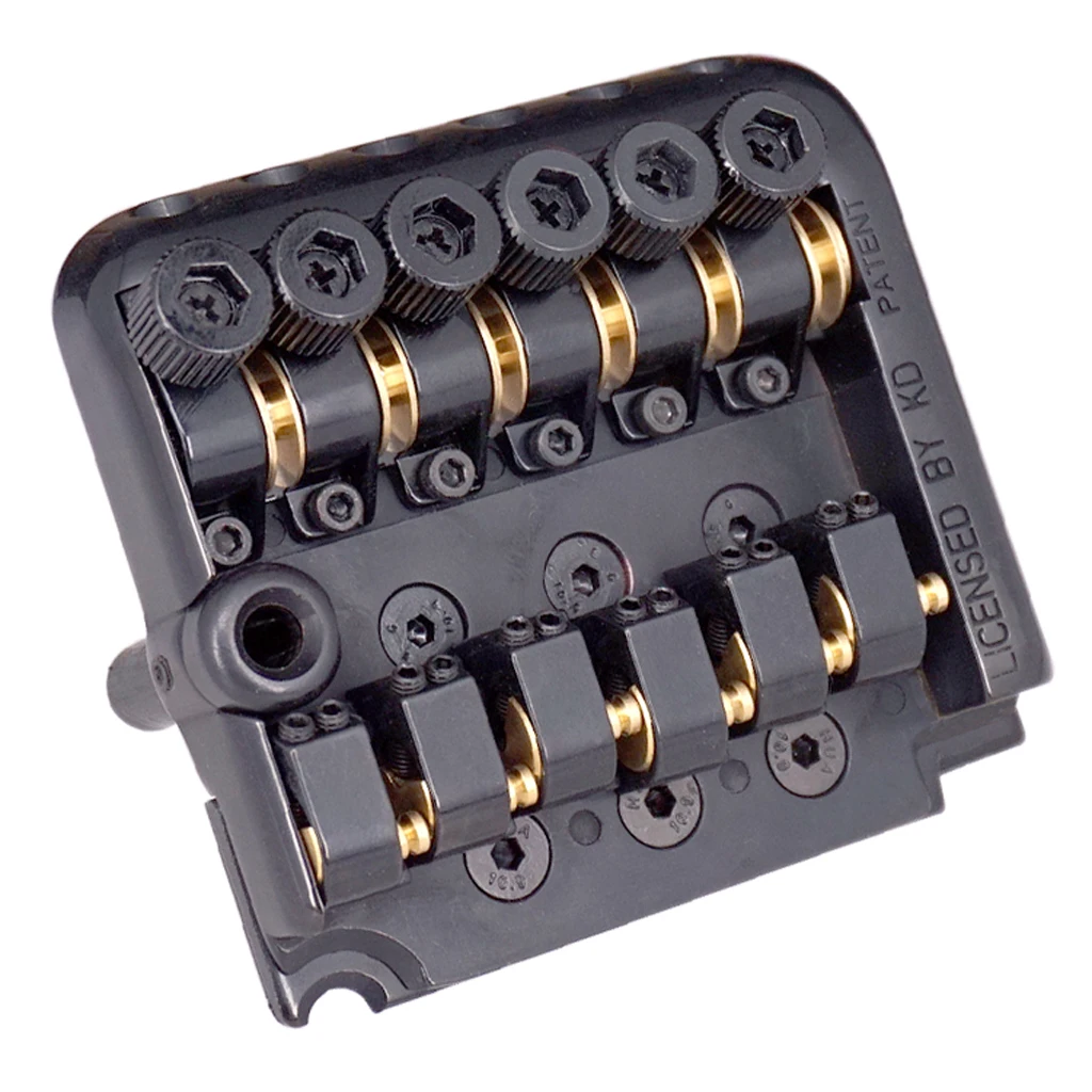 Set of 6 String Guitar Tremolo Bridge Tailpiece for Headless Electric Guitar Parts