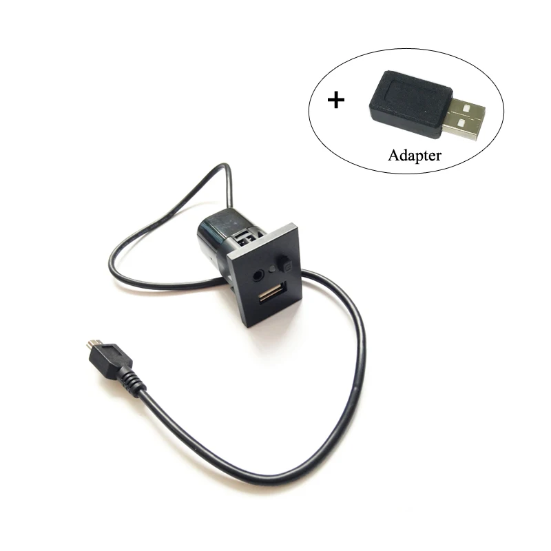 USB/AUX вход адаптер мини кабель USB слот интерфейс кнопки аксессуары для 2 mk2 2009 2010 2011 черный и серебристый