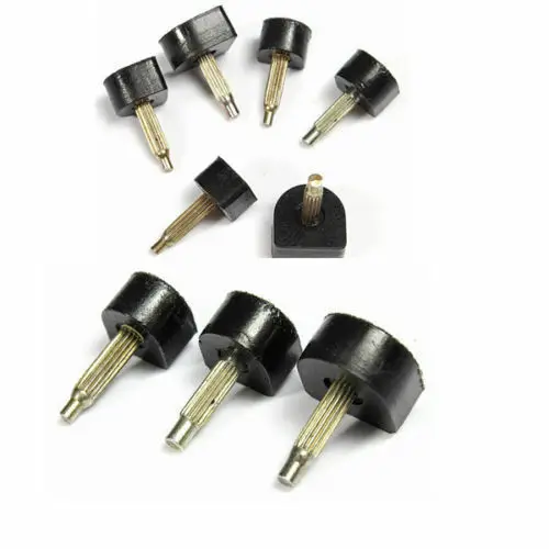 10pcs 6-Size High Heel Repair Tips Pins For Women Shoes High Heel Tips Taps Dowel Lifts Replacement Heel Stoppers Protect 3