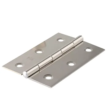 

20 Pcs Home Stainless Steel Hinges Window Cabinet Jewelry Box Furniture Door Connector Accessories Hardware 6 Mounting Holes