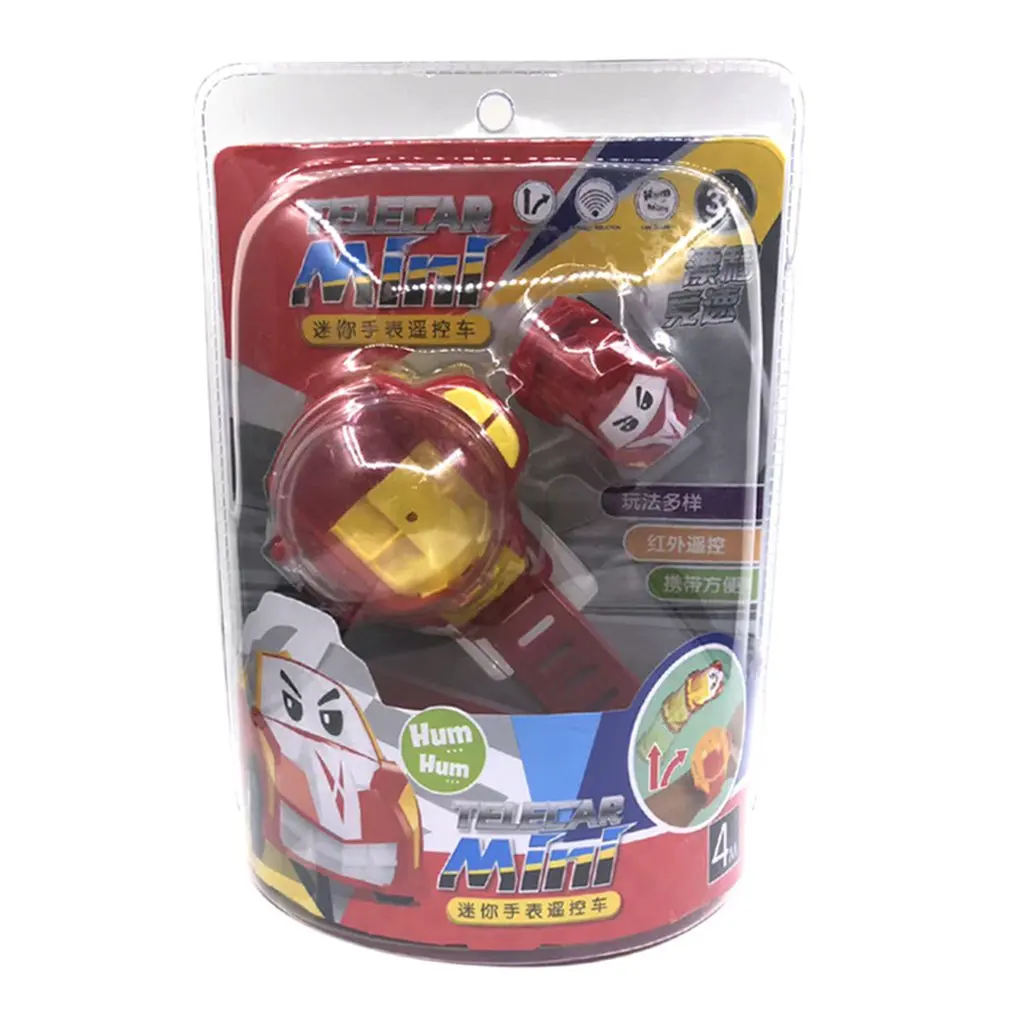 

Hot! 2 in 1 Mini Remote Control Watch RC Car Toy Model Children Catapult Vibrating Car Educational Toys Best Gift For Children