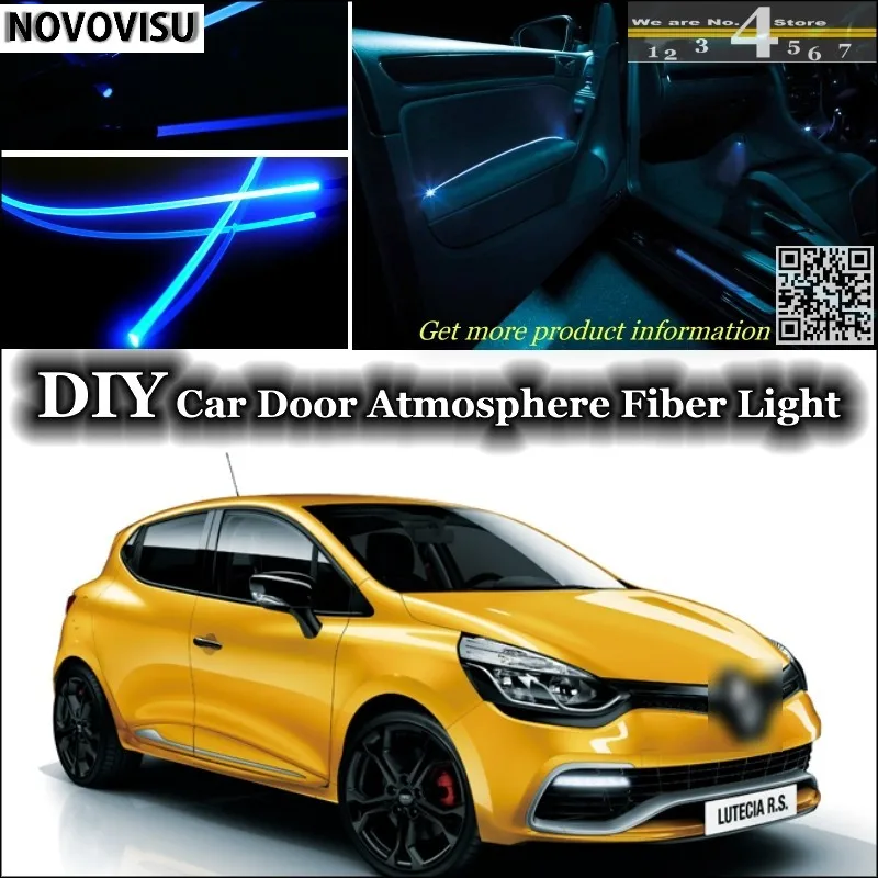 Novovisu для Renault Clio/Lutecia подкладке окружающий свет атмосферу волоконные оптические