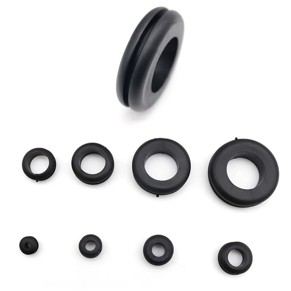 

180pcs With Box Rubber Grommet O Ring Cable Electrical Wire Gasket Hose Plumbing Seal Assortment Set Hydraulic Plug Water Tight